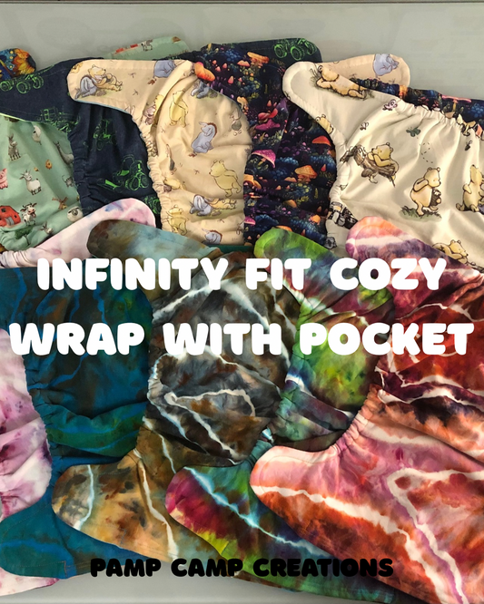 Jumbo Drop Infinity Fit Cozy Wrap with Pocket