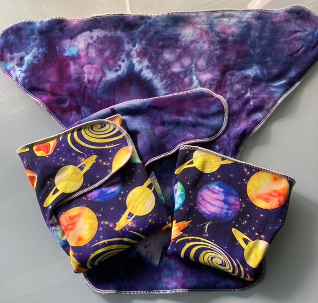 Heavenly Bodies - Printed Stretchy Preflats and Contours 3 Layer