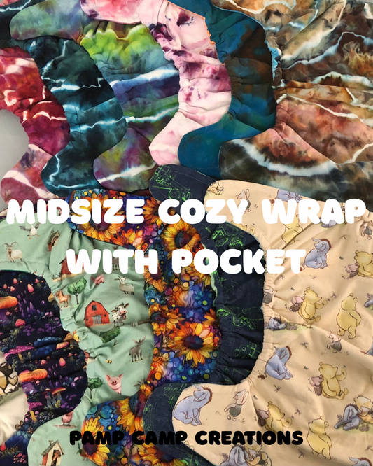Jumbo Drop Midsize Cozy Wrap with Pocket